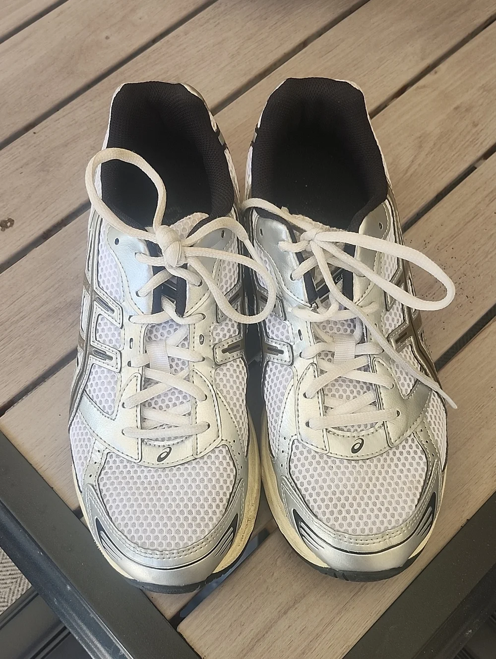 Asics Gel - 1130 MEN  Black, White & Silver Athletic Sneakers